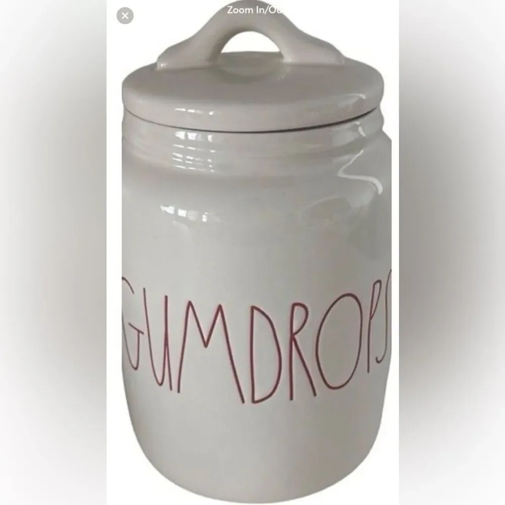 Rae Dunn GUMDROPS Canister with Lid